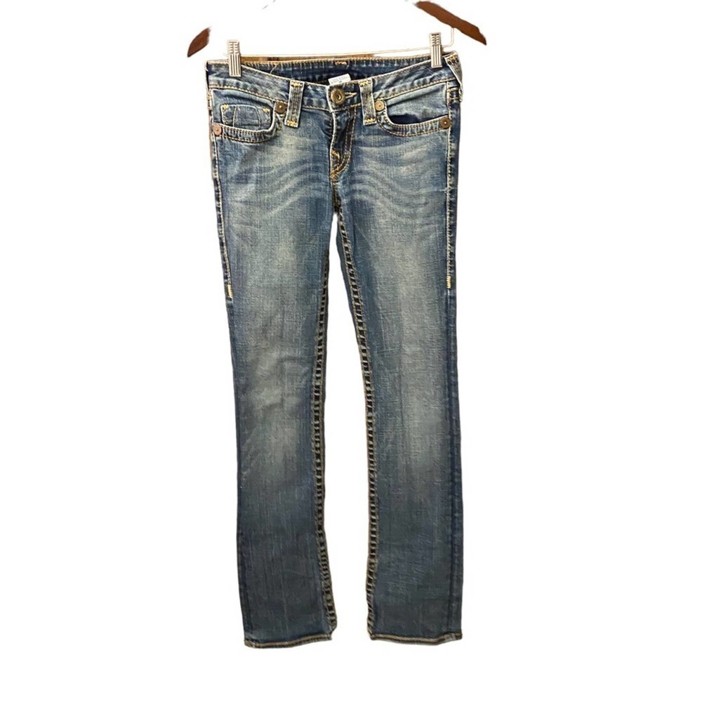 True religion bootcut jeans size 28 medium wash low rise